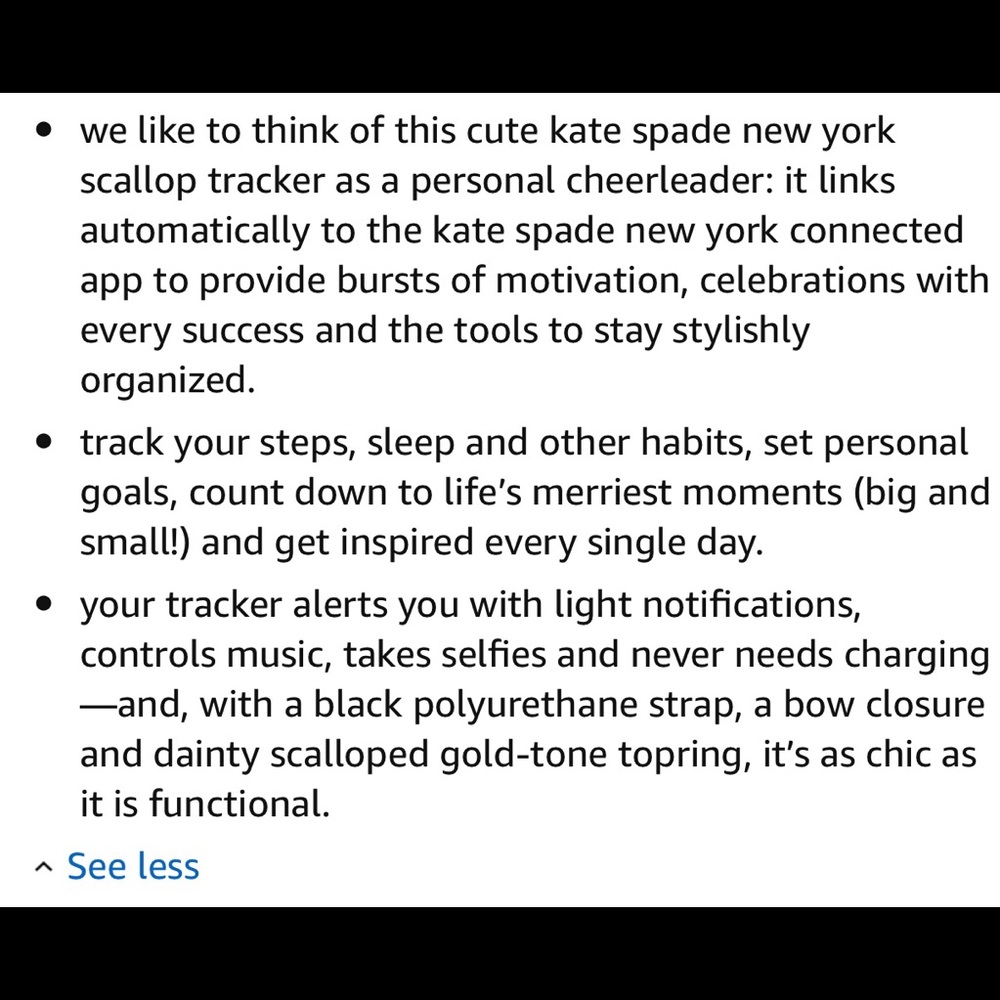 Nwotkate Spade Activity Tracker View 4